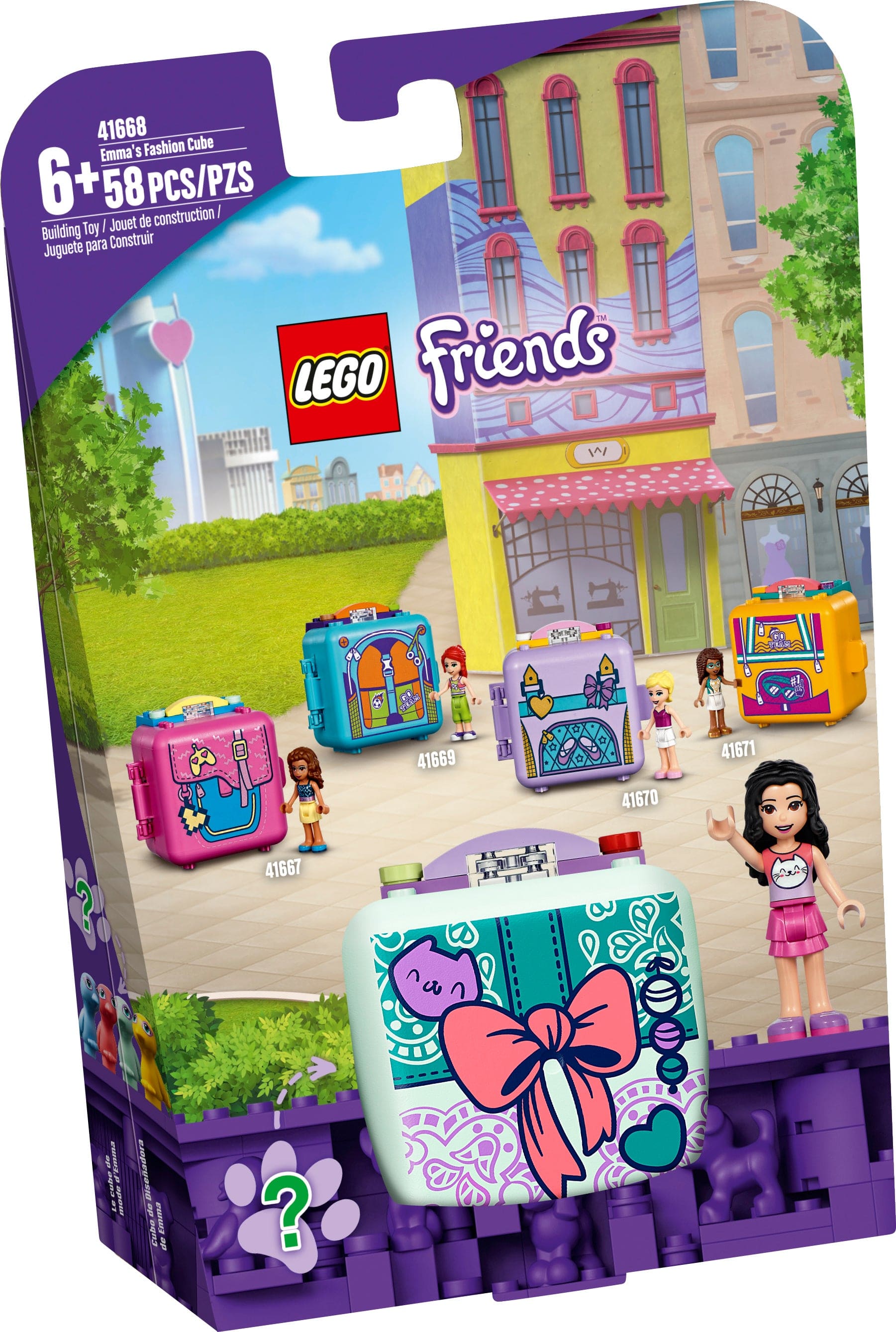 Конструктор LEGO Friends «Модный кьюб Эммы» 41668 / 58 деталей