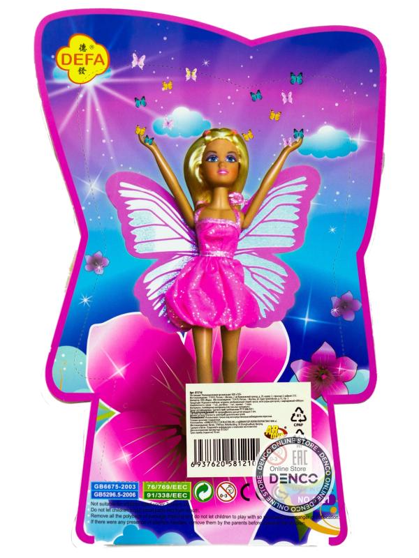 Кукла Defa Lucy «Бабочка-фея» 22 см мини