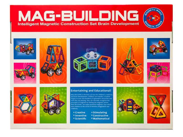 Магнитный конструктор MAG-BUILDING / 78 деталей