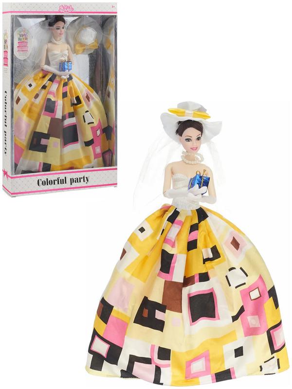 Кукла Jiandi в бальном платье c фатой, 29 см / D1202