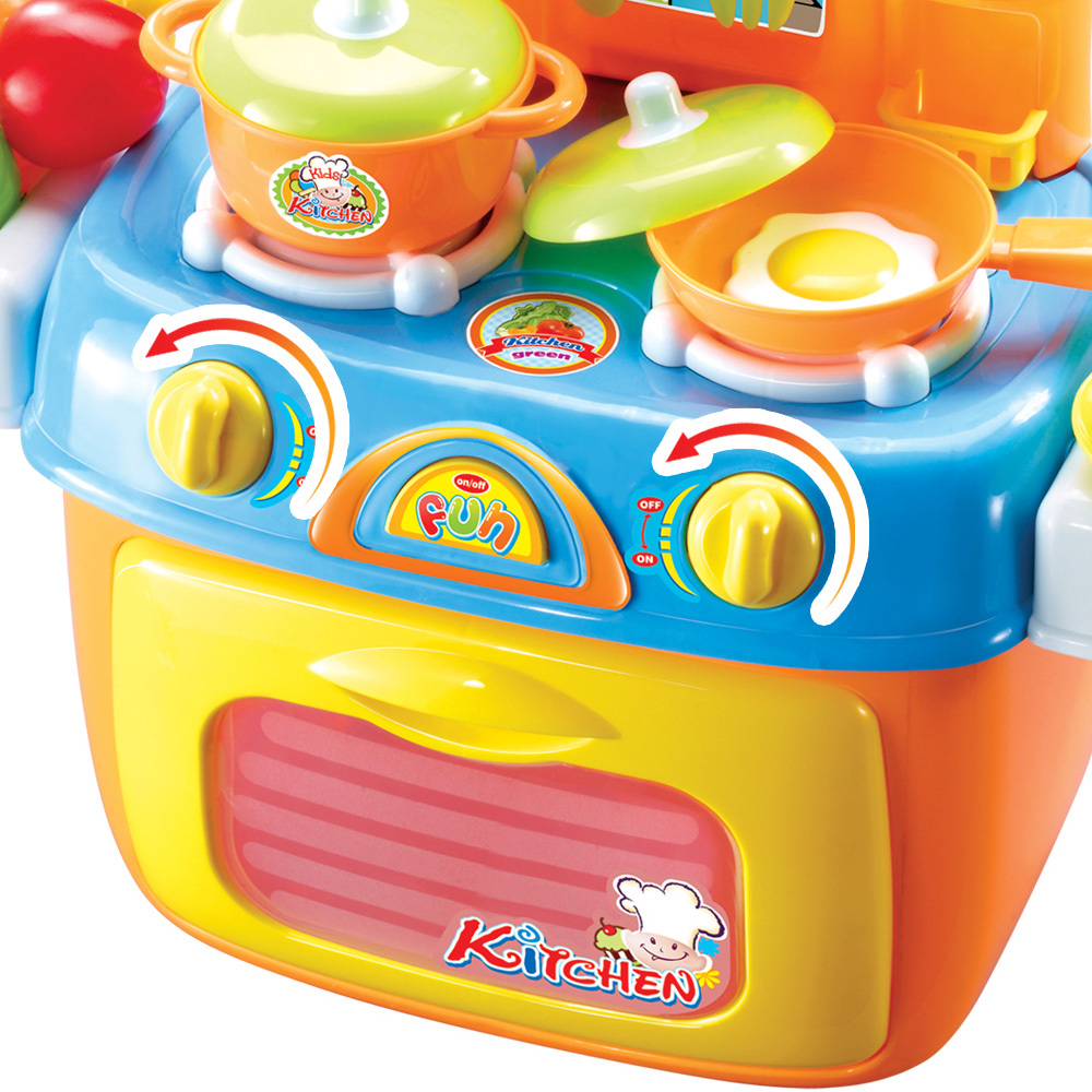 Детский кухонный набор с музыкальными и световыми эффектами / D535-08
