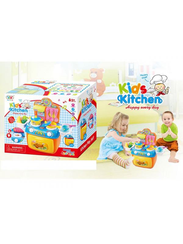 Детский кухонный набор с музыкальными и световыми эффектами / D535-08