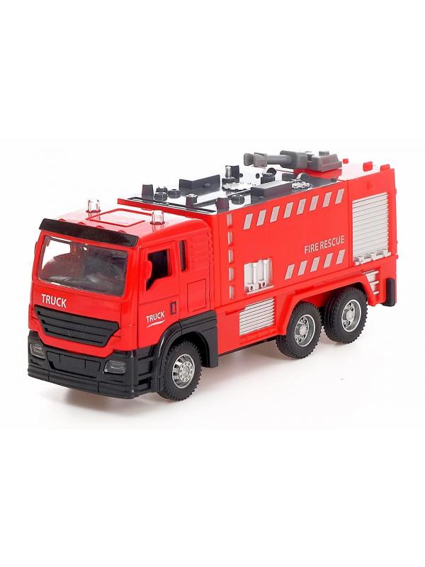 Парковка-Автосервис «Пожарная часть» CLM-551 с машинкой и рацией, световые и звуковые эффекты / Микс