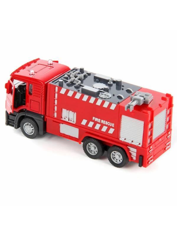 Парковка-Автосервис «Пожарная часть» CLM-551 с машинкой и рацией, световые и звуковые эффекты / Микс