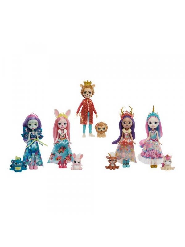 Игровой набор Mattel Enchantimals Королевские друзья (куклы с питомцами)