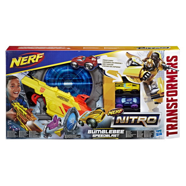 Игровой набор Hasbro NERF Нитро Трансформер Бамблби