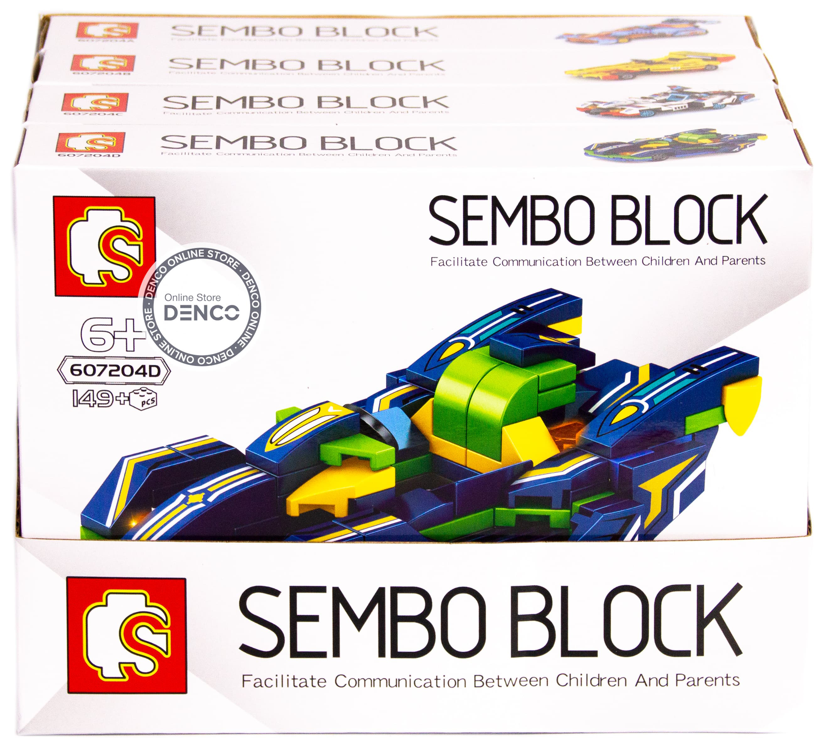 Конструктор Sembo Block «Гоночный автомобиль будущего» 607204 / 597 деталей