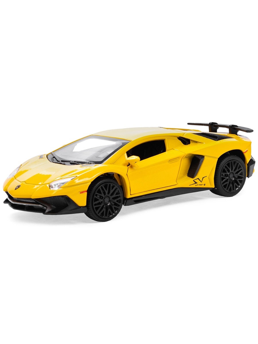 Металлическая машинка Mini Auto1:32 «Lamborghini Aventador» 32126, звук, свет, инерционная / Микс