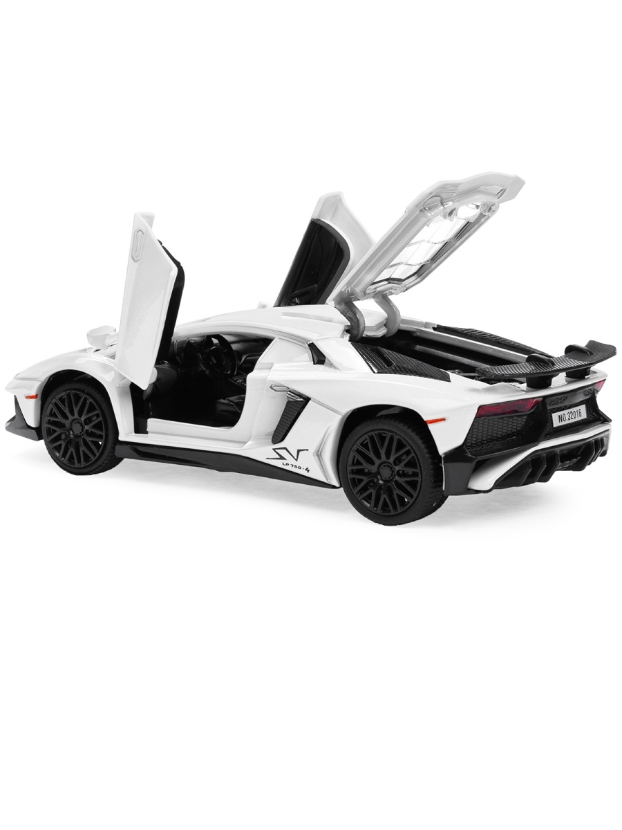 Металлическая машинка Mini Auto1:32 «Lamborghini Aventador» 32126, звук, свет, инерционная / Микс