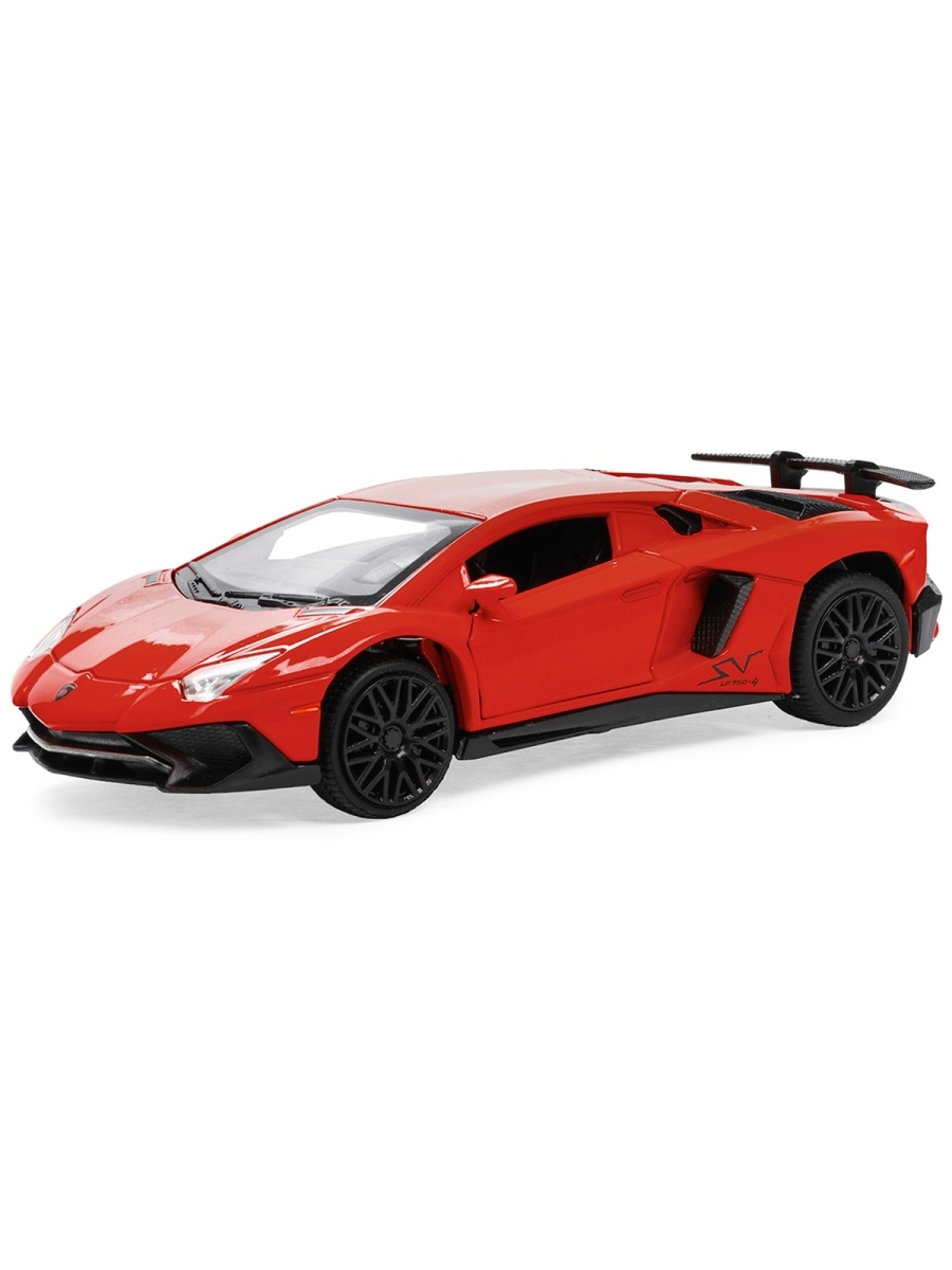 Металлическая машинка Mini Auto1:32 «Lamborghini Aventador» 32126, звук, свет, инерционная / Микс