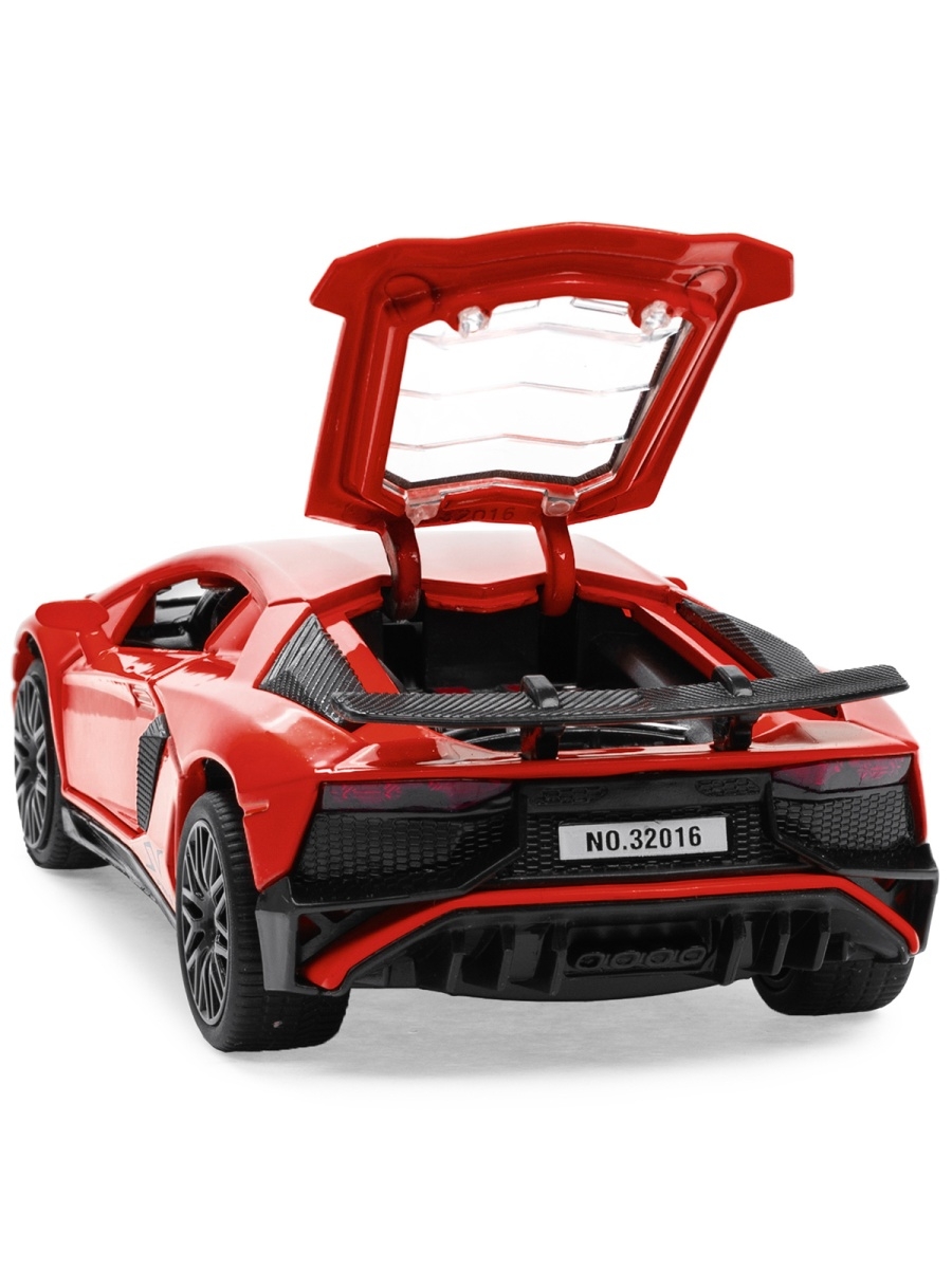 Металлическая машинка Mini Auto1:32 «Lamborghini Aventador» 32126, звук, свет, инерционная / Микс