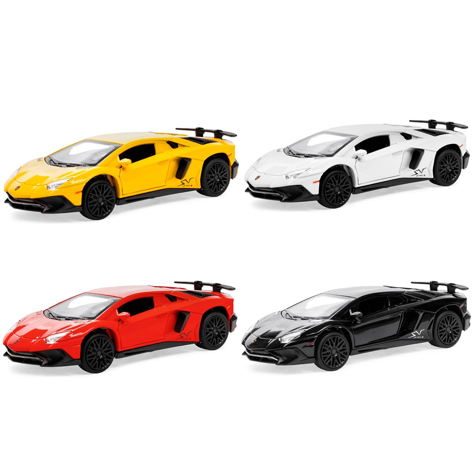 Металлическая машинка Mini Auto1:32 «Lamborghini Aventador» 32126, звук, свет, инерционная / Микс