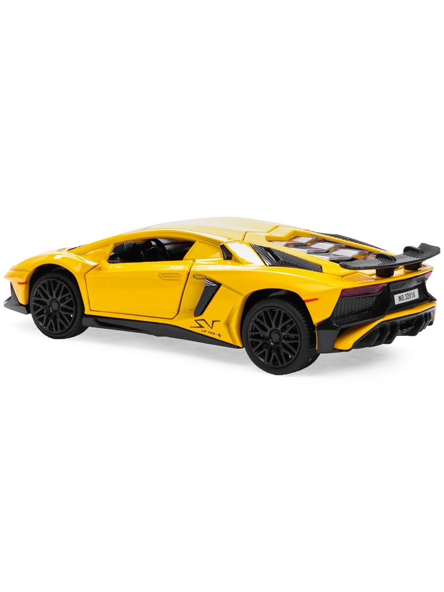 Металлическая машинка Mini Auto1:32 «Lamborghini Aventador» 32126, звук, свет, инерционная / Микс