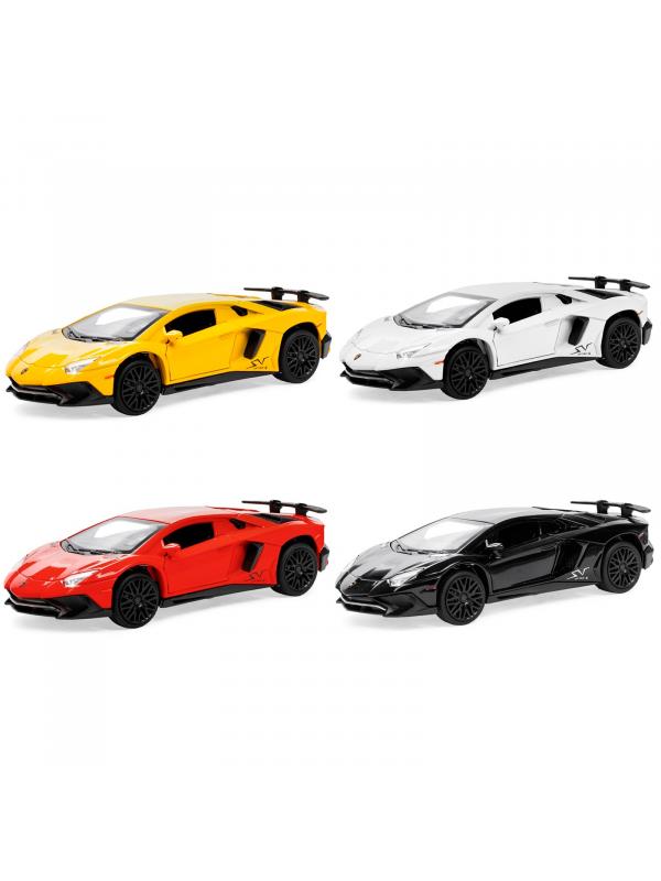 Металлическая машинка Mini Auto1:32 «Lamborghini Aventador» 32126, звук, свет, инерционная / Микс