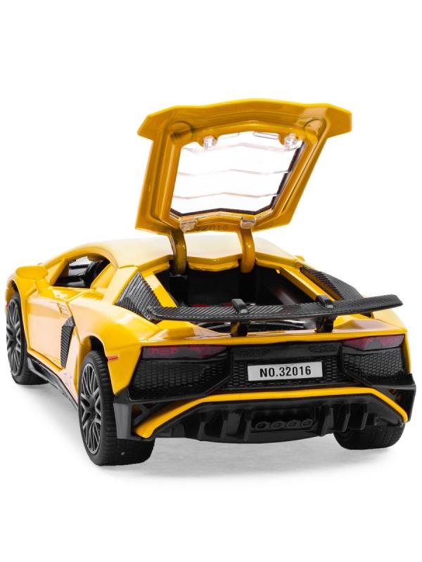 Металлическая машинка Mini Auto1:32 «Lamborghini Aventador» 32126, звук, свет, инерционная / Микс