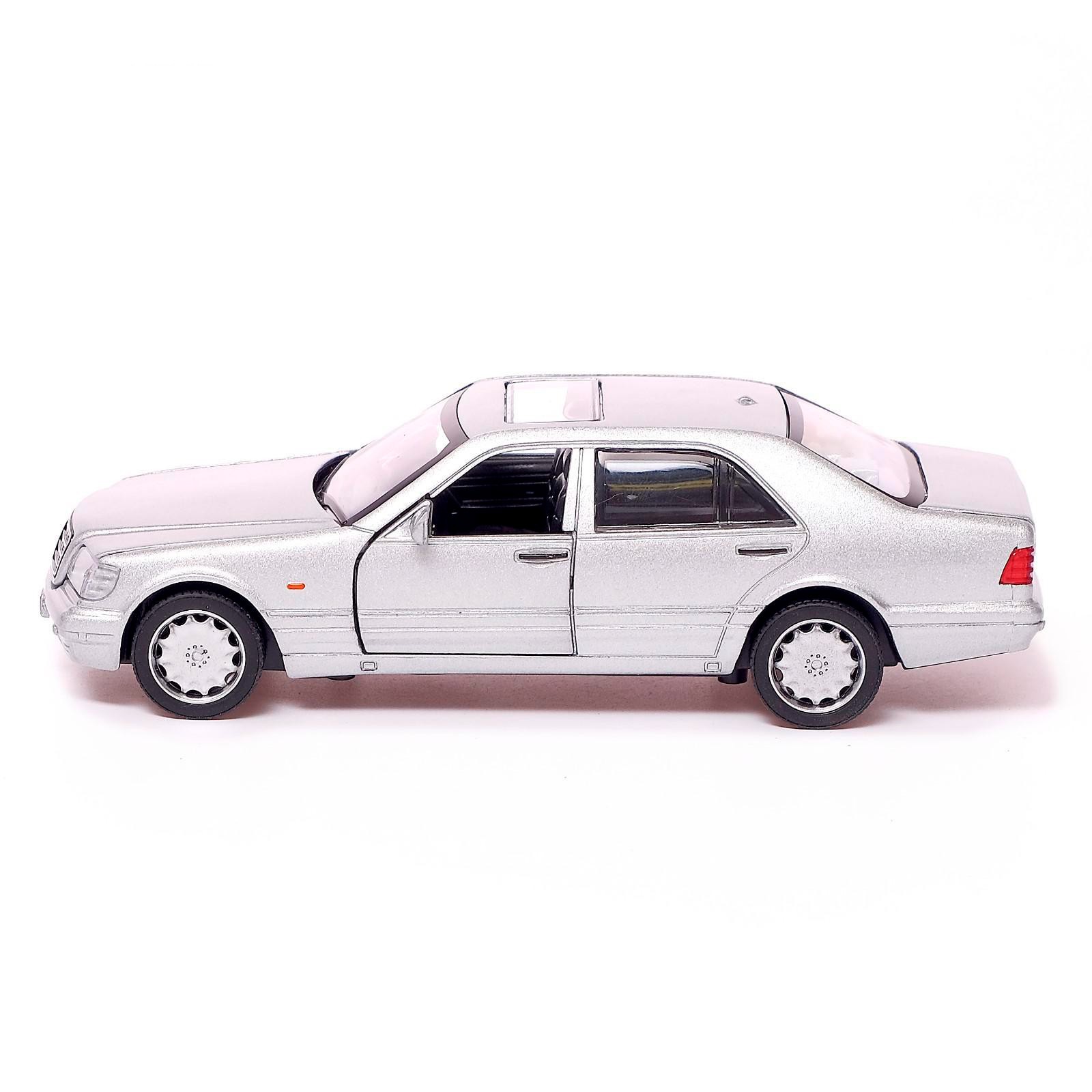 Металлическая машинка Mini Auto 1:32 «Mercedes-Benz E500» 32124 16 см.,  звук, свет, инерционная / Микс
