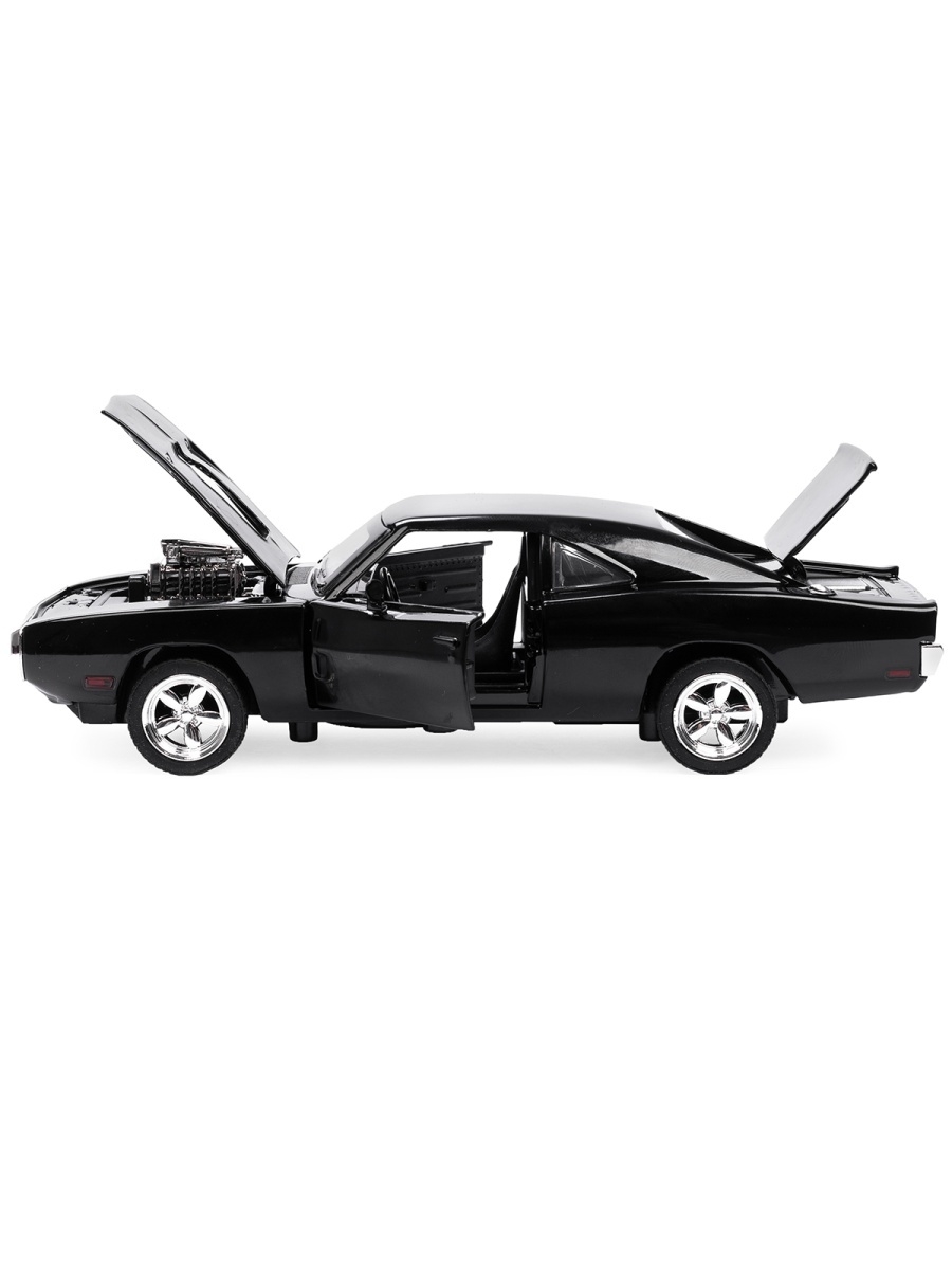 Металлическая машинка Mini Auto 1:32 «Dodge Challenger» 16,5 см. инерционная, свет, звук / Микс