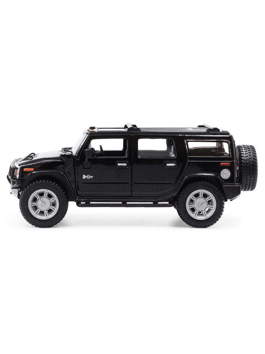 Металлическая машинка Kinsmart 1:32 «2008 Hummer H2 SUV» KT7006D / Черный