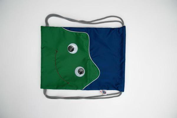 Сумка-мешок для обуви ОмЗЭТ Лягушка 24х33см.