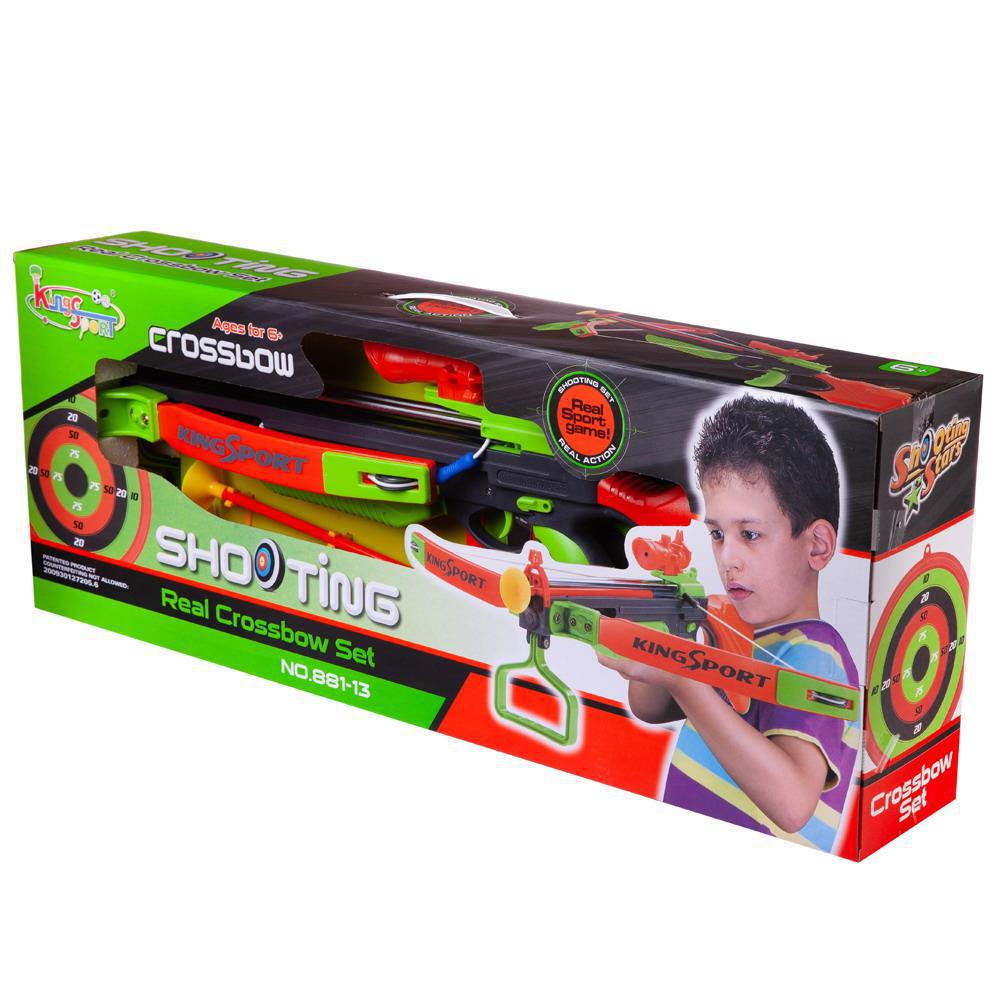 Игровой набор Junfa Арбалет со стрелами и мишенью