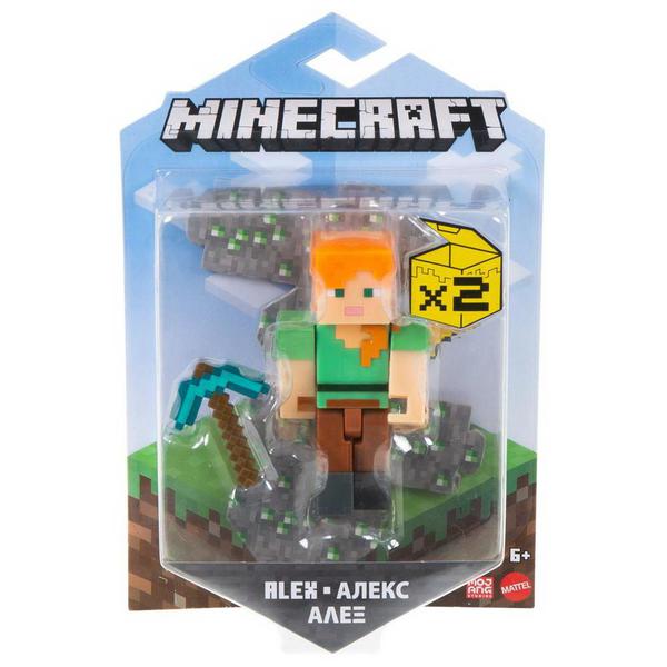 Фигурка Mattel Minecraft базовая с аксессуарами Скелет