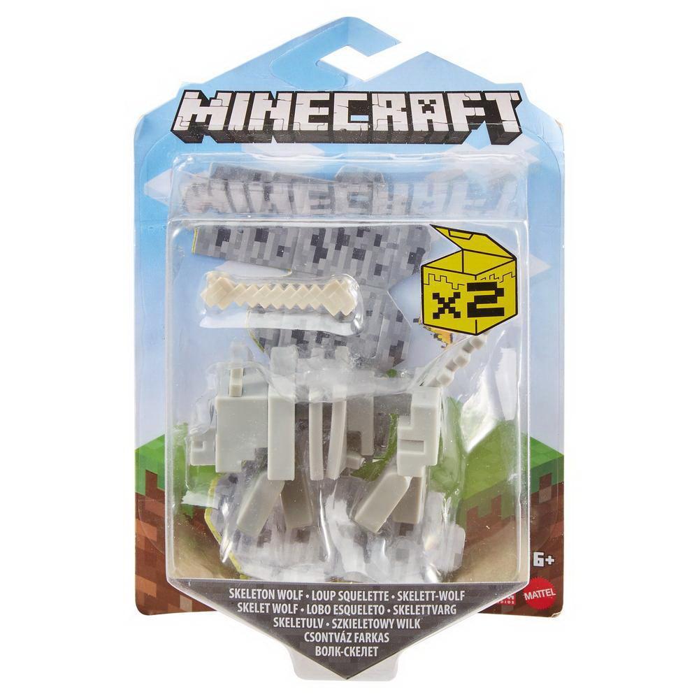 Фигурка Mattel Minecraft базовая с аксессуарами Скелет