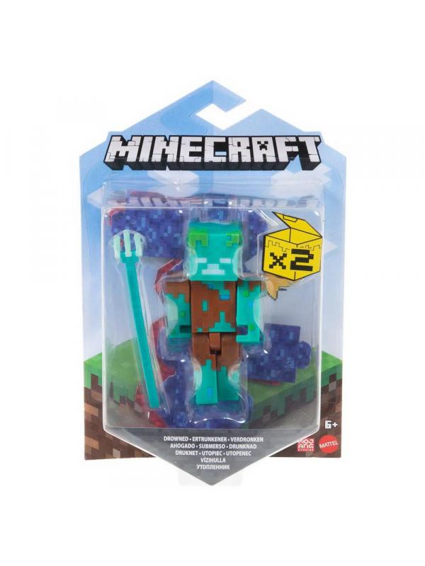 Фигурка Mattel Minecraft базовая с аксессуарами Скелет