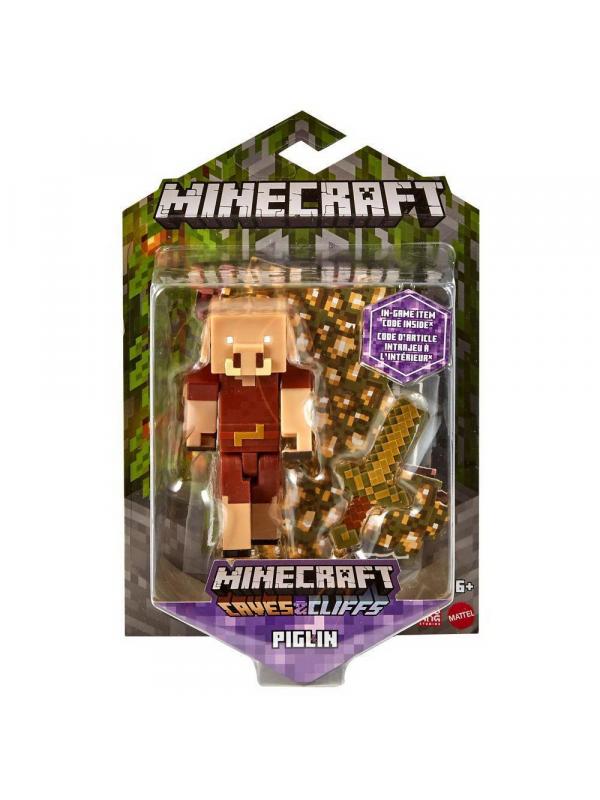 Фигурка Mattel Minecraft базовая с аксессуарами Скелет