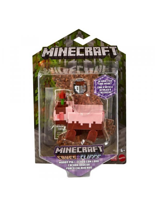 Фигурка Mattel Minecraft базовая с аксессуарами Скелет