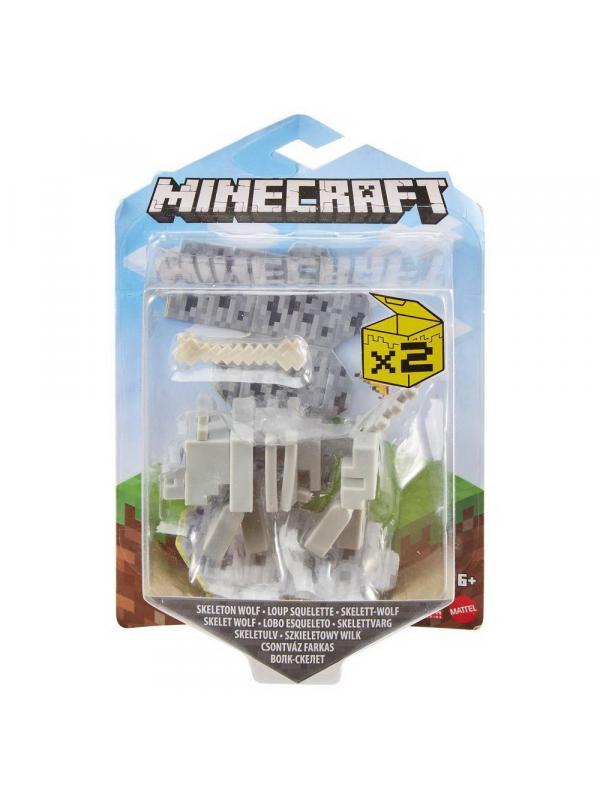 Фигурка Mattel Minecraft базовая с аксессуарами Скелет