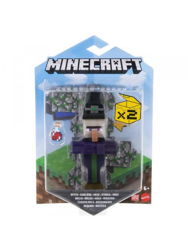 Фигурка Mattel Minecraft базовая с аксессуарами Скелет