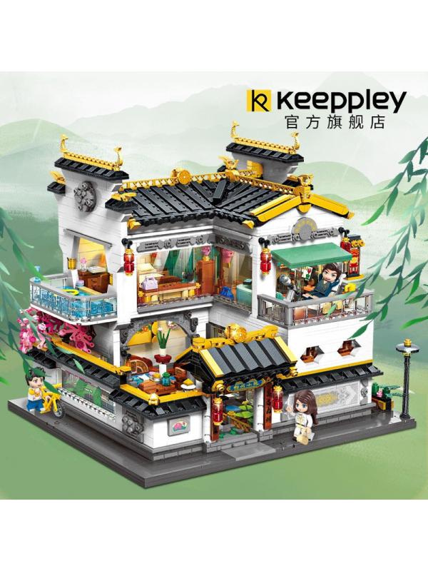 Конструктор Keeppley «Китайская улица: мини-отель» К18002 / 2826 деталей