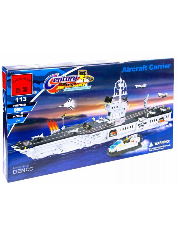 Конструктор Enlighten Brick «Авианосец Aircraft Carrie» 113 / 990 деталей