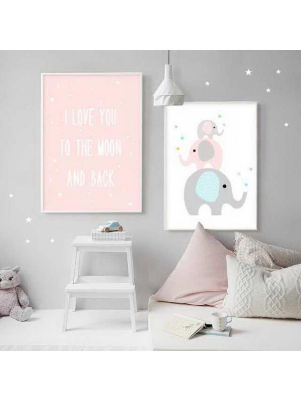 Интерьерный дизайнерский постер 