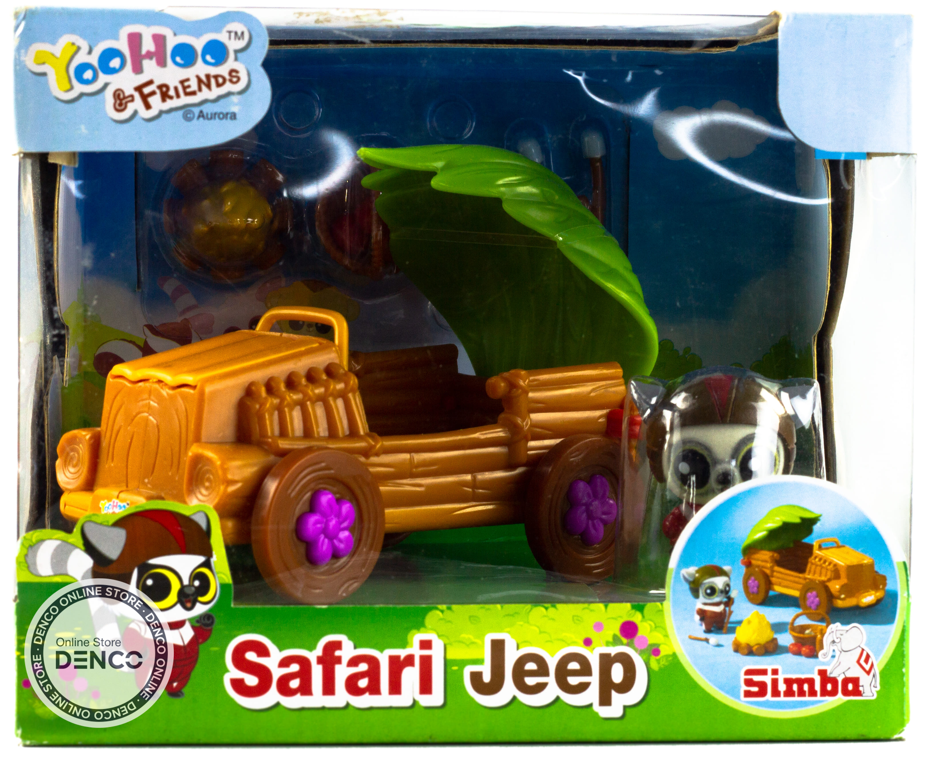 Машинка +1 спец. фигурка «Safari jeep» YooHoo&Friends 12/36