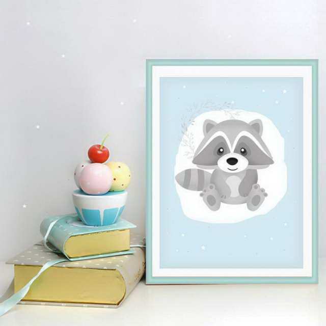 Интерьерный дизайнерский постер 