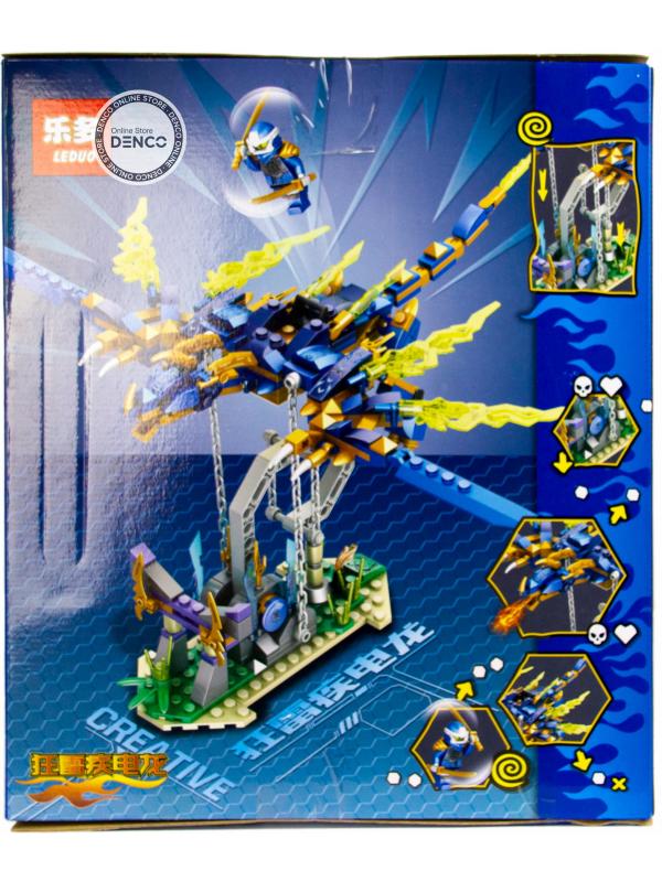 Конструктор Leduo «Синий дракон Ниндзя» 76075-2 / 334 деталей