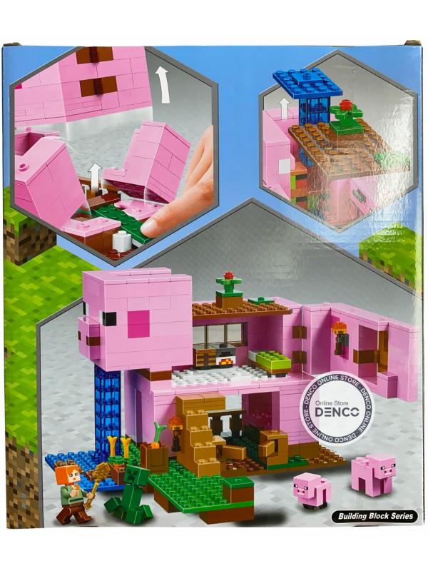 Конструктор «Дом-свинья» 11585 (Minecraft 21170) / 506 деталей