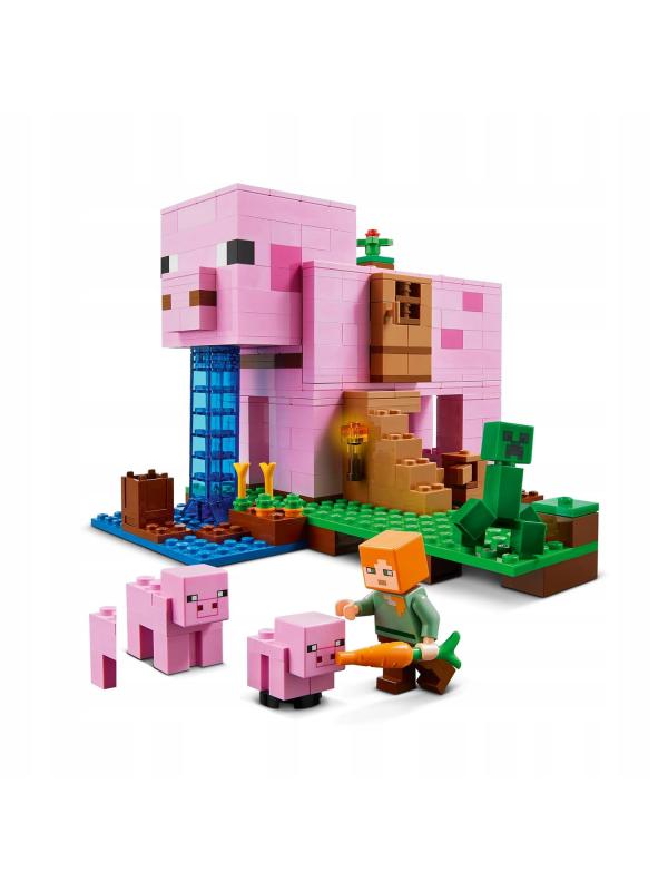 Конструктор «Дом-свинья» 11585 (Minecraft 21170) / 506 деталей