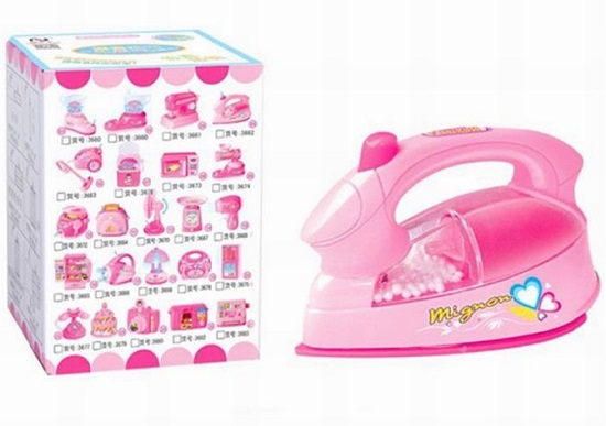 Утюг детский на батарейках в коробке