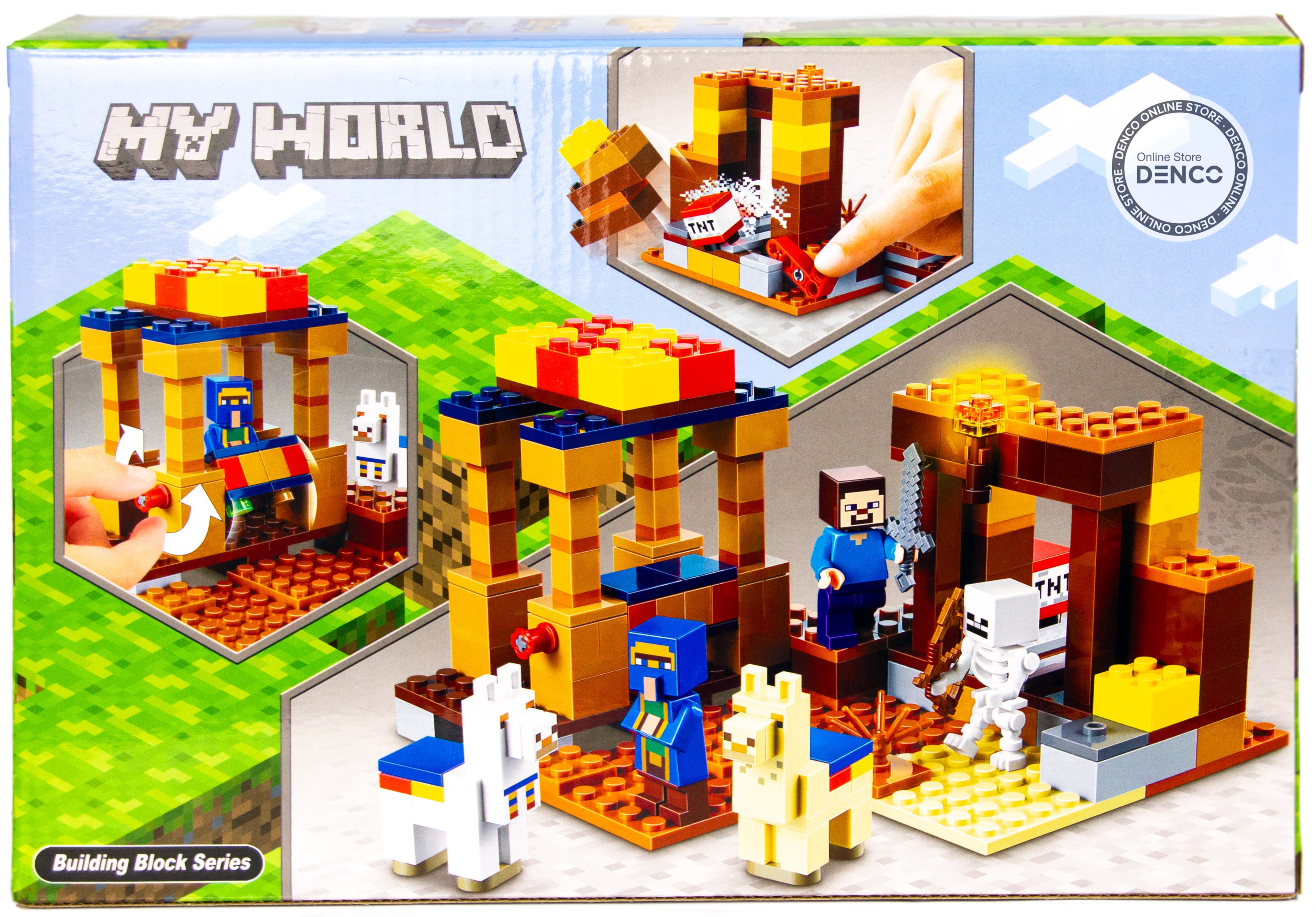 Конструктор «Торговый пост» 11583 (Minecraft 21167) 213 деталей