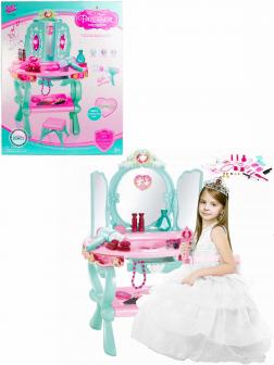 Трюмо игрушечное для девочек со стульчиком и аксессуарами YL60009 / 34 предмета