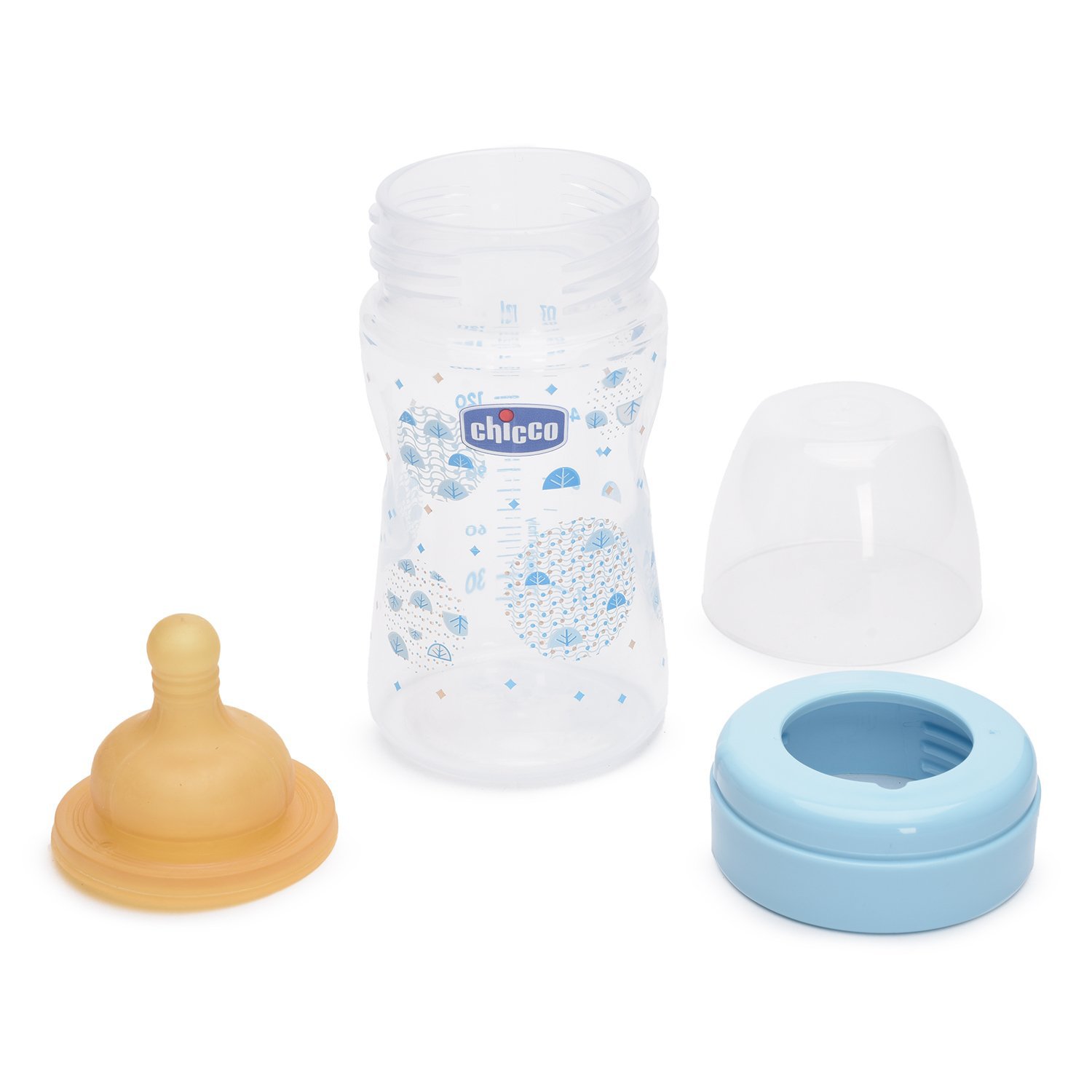 Бутылочка для кормления Chicco Well-Being Boy 150 мл латексная соска 0 мес+