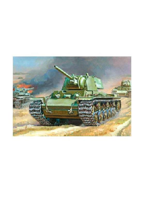 Модель танка КВ-1 в масштабе World of Tanks