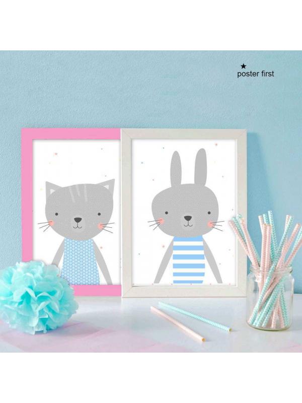 Интерьерный дизайнерский постер 