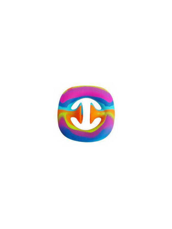Игрушка-антистресс Pop-It радужный 6см