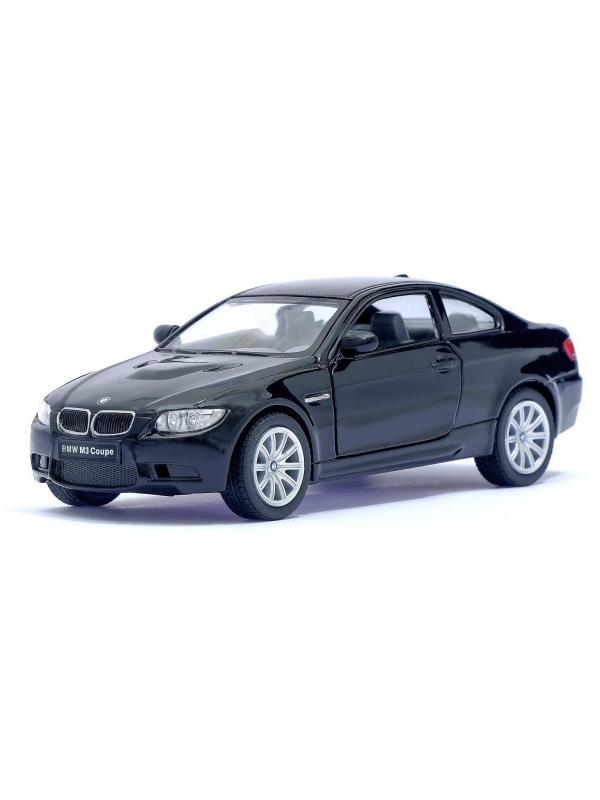 Металлическая машинка Kinsmart 1:36 «BMW M3 Coupe» KT5348D, инерционная / Черный