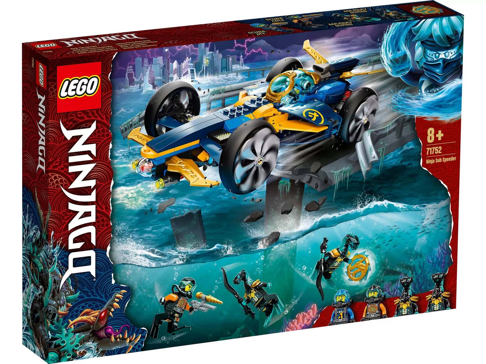 Конструктор LEGO Ninjago «Спидер-амфибия ниндзя» 71752 / 356 деталей