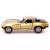 Машинка металлическая Double Horses 1:32 «1964 Chevrolet Corvette C2 Sting Ray» 32411 инерционная, свет, звук / Золотой