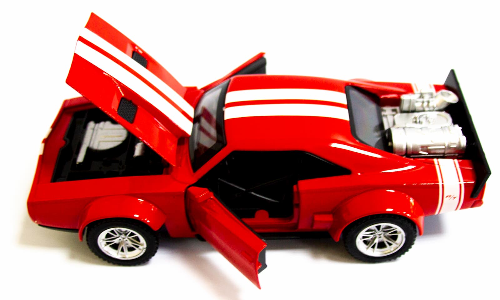 Металлическая машинка Double Horses 1:32 «Dodge Charger Ice R/T» 32401, инерционная, свет и звук / Красный
